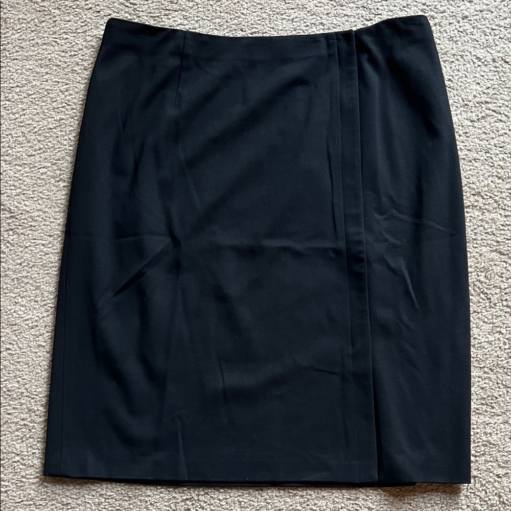 Elegant Talbots Classic Black Women's Pencil Skirt Career Office Work